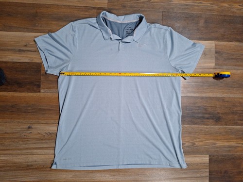 Nike Golf Polo Shirt Mens 2XL Light Blue Dri-fit - Picture 9 of 20