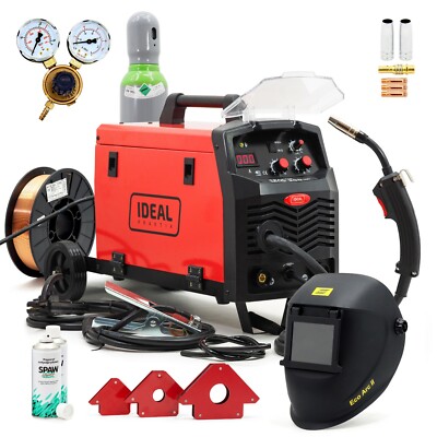 SET Ideal  MIG/MAG Inverter Schweißgerät 200A Schweißmaschine 3in1 FLUX MMA 230V