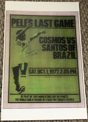 Cosmos Vs Santos Of Brazil Poster 11 x 17   (9)