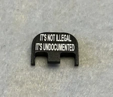 ITS NOT ILLEGAL ITS UNDOCUMENTED Glock Gen 1-5 Billet Backplate Slide Plate
