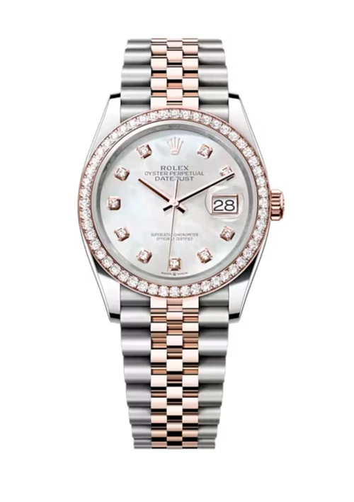 Rolex datejust rose gold deals diamond