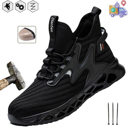 Work Boots Steel Toe Cap Mens Safety Shoes Indestructible Breathable Sneakers - 第 14/31 張圖片