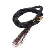 30 Hanks Black Horse Tail Hair, Violin Cello Bow Horsetail Hair 82-85cm