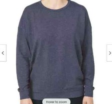 Tuff Womens Crewneck Sweatshirt Size L Blue