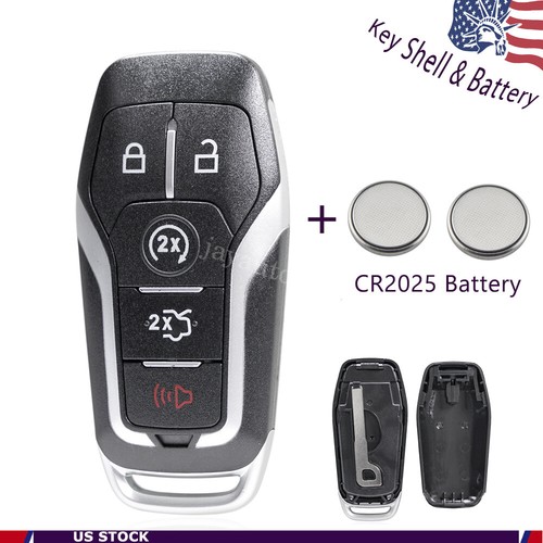 For Lincoln MKX MKZ MKC Keyless Remote Car Key Fob Case Shell + 2