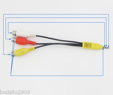 50pcs 3.5mm 4 Pole Audio Male Plug To 3 RCA Red/Yellow/White Female Jack Cable