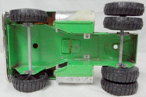 Vintage ETRL International Pressed Steel Car Carrier Transporter Cab & Trailer! - Picture 9 of 21