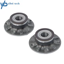 Pair Rear Wheel Bearing Hub Assembly For Volkswagen Jetta Golf Audi A3 2006-2019