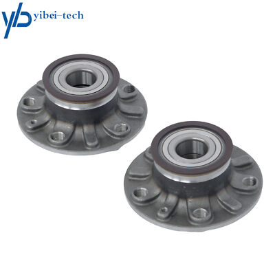 Pair Rear Wheel Bearing Hub Assembly For Volkswagen Jetta Golf Audi A3 2006-2019