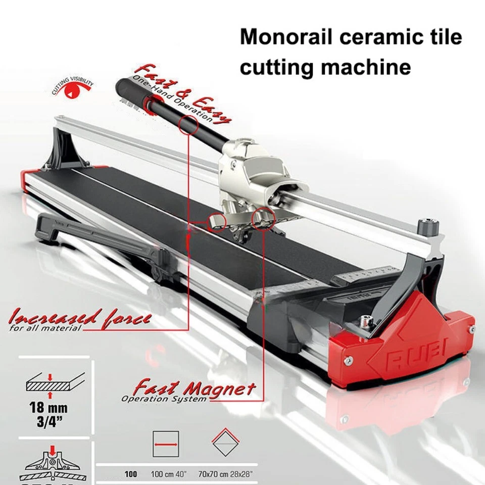 Manual Tile Cutter Professional Floor Cutter Cutting Machine Tool Tile Machine - Image 3 of 4