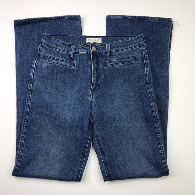 madewell black flare jeans