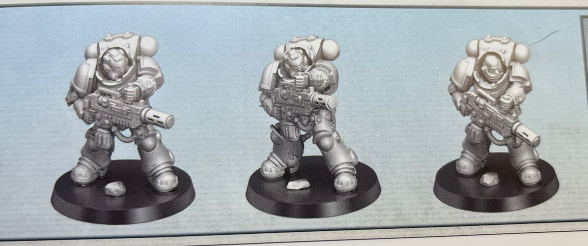3 Eradicators Indomitus Primaris Space Marine Warhammer 40K