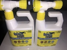 2 Bottles! Spray & Forget 2 Qts. Hose End Sprayer House & Deck Outdoor Cleaner