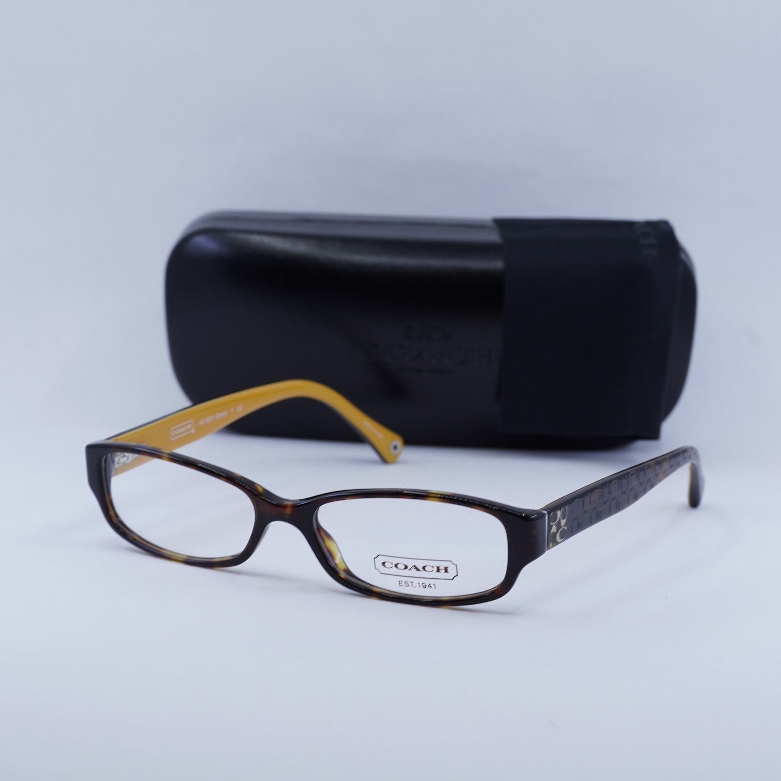 NEW Coach HC6001 5055 Dark Havana 50mm Eyeglasses