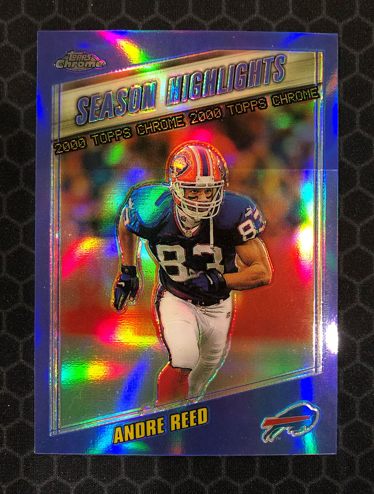 🏈 2000 Topps Chrome Refractor #199 - Andre Reed - Season Highlights - Bills 🏈
