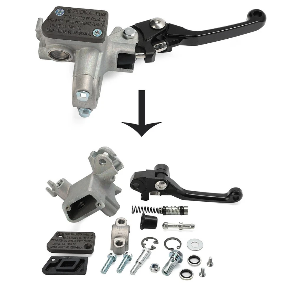 Front Brake Master Cylinder Lever For KAWASAKI KLX650R KLX300R 250R KDX 200R 250 — 第 2/4 张图片