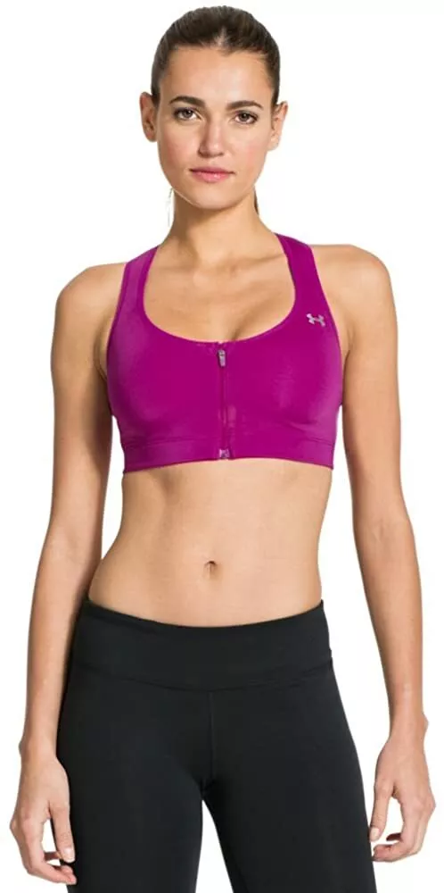 Under Amrour Protege Hi Impact Compression Zip Front Sports Bra