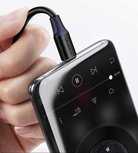 Kabel Ugreen USB-C zu Micro USB-B 5/Gbps 1m Schwarz Schnellladenkabel Datenkabel - Bild 9 von 12