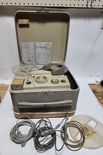 Revere Reel To Reel Magnetic Tape Recorder Player T-1100 Reels Spin No Sound