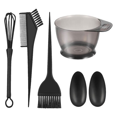 Hair Dye Brush And Bowl Set Mixing Bowl Hair Color Brush 5 Pcs Hair 