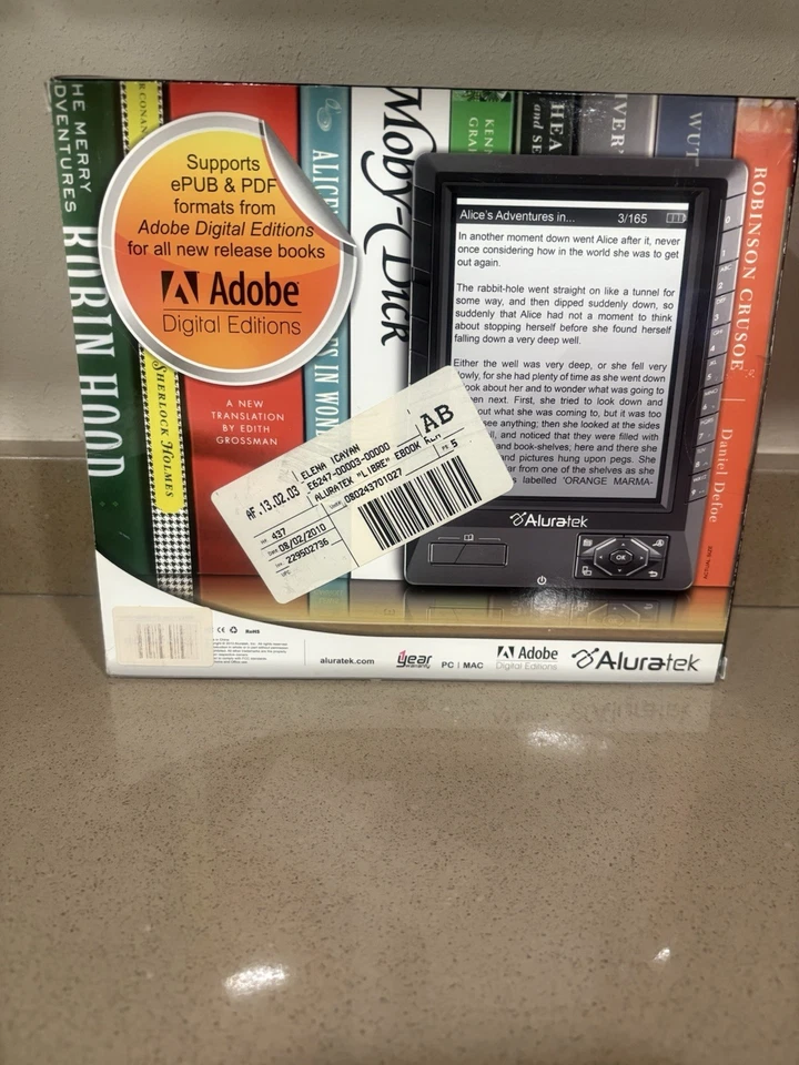 Lector de libros electrónicos Aluratek Foto 3 de 4