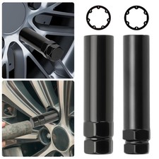2 Pcs 6 7 Spline Lug Nut Key Socket Set Carbon Steel Wheel Lock Removal Tool