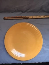 Vintage Homer Laughlin Fiestaware 10" Yellow Dinner Plates Set Of 2