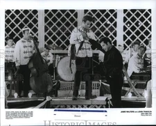 1990 Press Photo Jamie Walters & John Travolta in "Shout" Movie - hcq20740