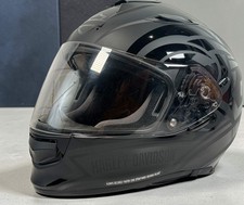 Harley-Davidson HD-X03 Full Face Motorcycle Helmet, Matte Black, Size S.