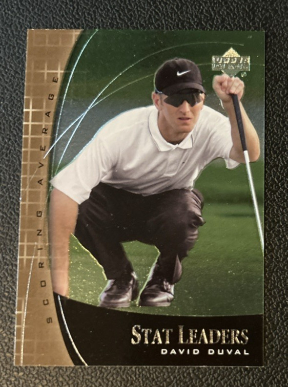 2001 Upper Deck #SL12 David Duval Stat Leaders
