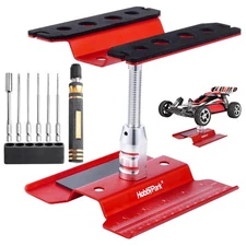 Red Aluminum RC Car Work Stand Repair Workstation 360-Degree Rotation
