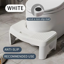 Comfort Toilet Stool for Adult Kids Pregnant Women, Squatting Aid Footstool.