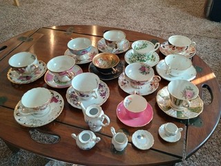 Vintage Tea Cup Collection 32 Piece From All Over The World