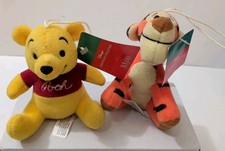 Disney Winnie the Pooh Tigger plush Christmas tree ornaments With Tags