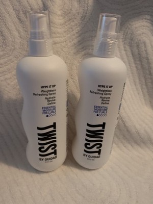 2pk TWIST OUIDAD HYPE IT UP CURL REVIVE WEIGHTLESS REFRESHING SPRAY 10.5oz