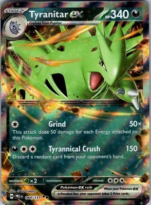 Tyranitar ex Double Rare PRE 064/131 NM