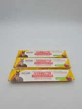 Durvet Horse Dewormer Paste Bots Worms Exp. 04/2026 Apple Flavor Lot Of 3 OTC