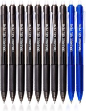Pens, Black Blue, 0.7mm Fine Point, Retractable, Adult