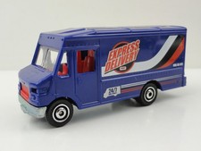 2014 Matchbox City Works Express Delivery Blue - LOOSE