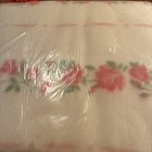 VTG Beacon Rayon Acrylic Blanket Satin Binding Pink Rose NEW Old Stock Twin Size — photo 5