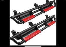 6 inch Running Boards Compatible with 2007-2018 Jeep Wrangler JK 4 Door Bolt-on