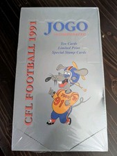 1991 Jogo CFL Football Factory Sealed Wax Box 36 Packs!