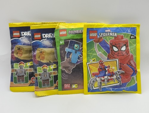 LEGO Pack Bundle x4 DREAMZzz Cooper Minecraft Spider-Man Sealed
