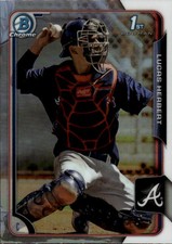 2015 Bowman Draft Lucas Herbert #41 Chrome Refractors Atlanta Braves 16N