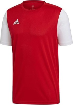 Adidas Kinder Trikot Gr. 128 Rot Sport Shirt Jersey Fußball Estro 19