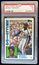 1984 Topps Traded Dwight Gooden Rookie RC #42T Mets PSA 5