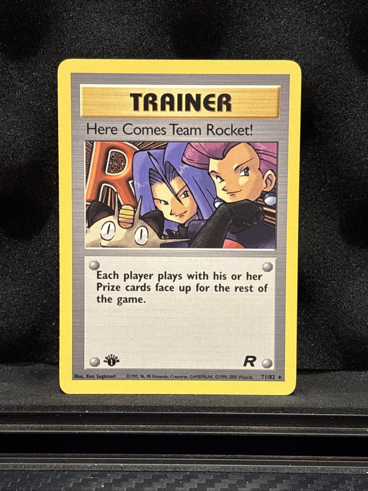 Here Comes Team Rocket! 15/82 Team Rocket 1st Edition Rare Pokemon NM