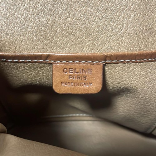 Auth CELINE Macadam - Dark Brown Brown PVC Leather Backpack - Picture 8 of 9