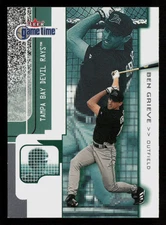 Ben Grieve 2001 Fleer Game Time #53 Tampa Bay Devil Rays Baseball Card