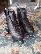 SURE-GRIP INTERNATIONAL FAME ROCK Athletic ROLLER SKATES Size 7 Men Black USA